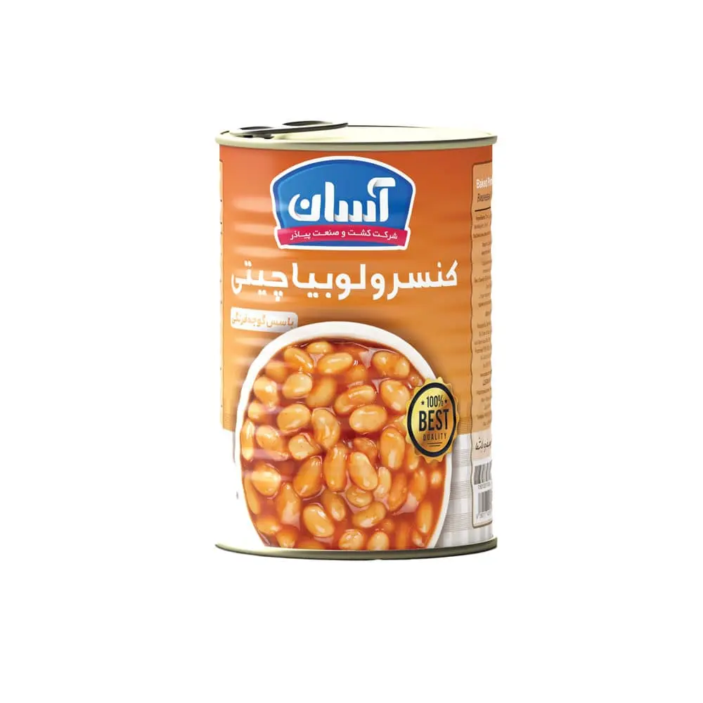 کنسرو لوبیا چیتی آسان 